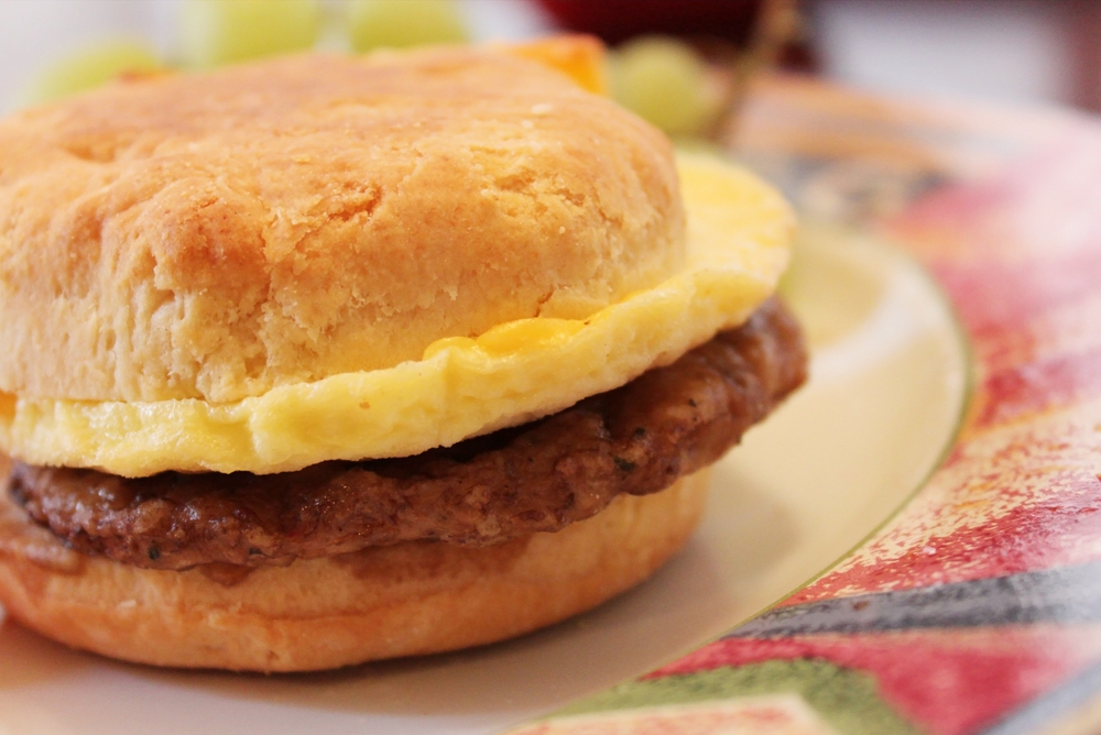 Dean's Sausage Breakfast Sandwich - Wood Fruitticher Foodservice